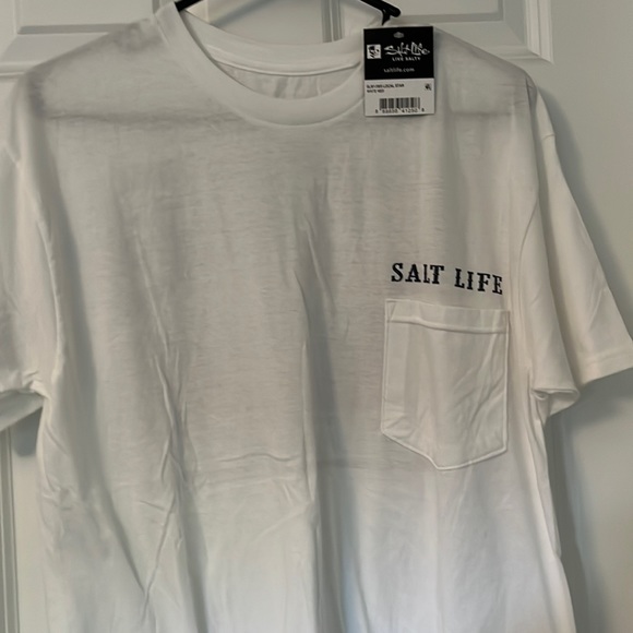 SOLD🧿🧿🧿🧿🧿🧿 NWT🎣SALT LIFE BAIT & TACKLE SUPPORT SZ.MEDIUM - Picture 5 of 5